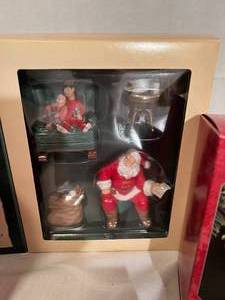 lot 247 image: Lot of Santa Hallmark Ornaments