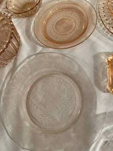 lot 262 image: Huge lot of Pink Depression Glass