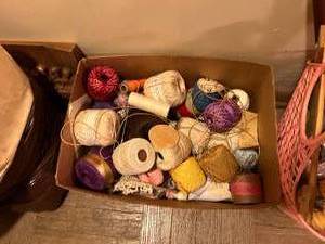 lot 276 image: Knitting & Crochet Yarn & Needles