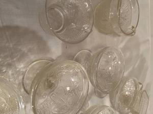 lot 270 image: Clear Depression Glass
