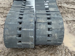 Set Of Used Bobcat Skid-Loader Tracks