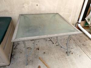 Backyard table