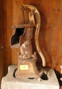 Vintage water pump