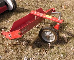 Toro rake attachment