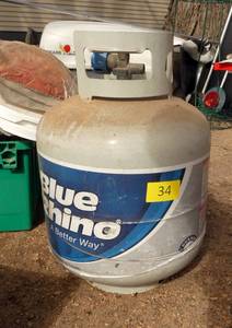 20 lb Propane tank partially full