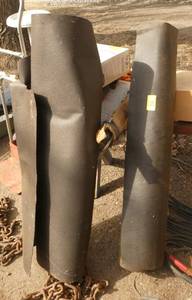 Rolls of tar paper