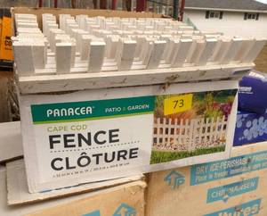 New case of 20 pieces of garden fence