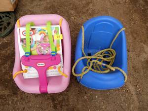 2 kids swings, one new one used