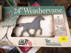 New 24 weathervane