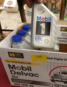 6 Quarts of 5W-30 Mobil 1 oil