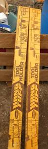 2 New 4 ft long tool holders for your garage