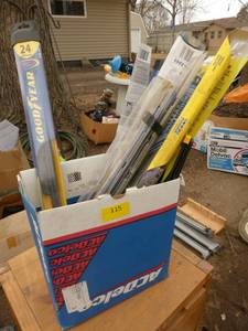 Box of new windshield wipers
