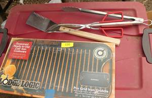 Grilling utensils and new reversible griddle