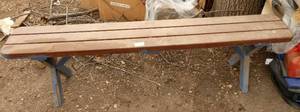 wood bench
