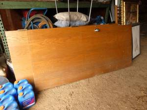 Two solid wood doors 36 wide 79-58 tall