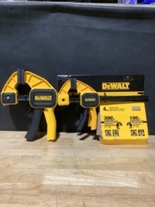 DEWALT Medium and Large Trigger Clamp (4-Pack). See Pictures