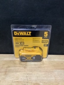 DEWALT 20-Volt MAX XR Premium Lithium-Ion 5.0Ah Battery Pack. See Pictures