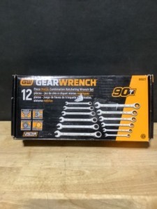 GEARWRENCH Metric 90-Tooth Combination Ratcheting Wrench Tool Set (12-Piece). See Pictures
