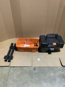 RIDGID 4.5 Gallon 5.0-Peak HP ProPack WetDry Shop Vacuum with Fine Dust Filter, Expandable Hose and Accessories. See Pictures