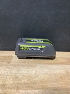 RYOBI 40V Lithium-Ion 5.0 Ah High Capacity Battery. See Pictures