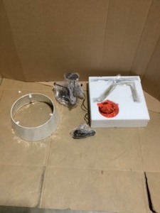 Progress Lighting Hangar Collection 2-Light Antique Bronze Semi-Flush Mount. See Pictures