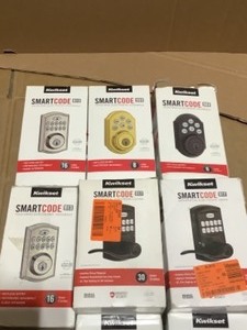 Assorted ColorsStyles of Kwikset SmartCode Electronic Deadbolt & Deadbolt with Levers. Various Conditions. See Pictures