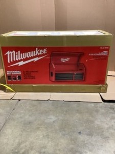 Milwaukee 46 in. 8-Drawer Steel Storage Top Chest in Red and Black. See Pictures