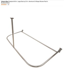 Various Brands of Towel Rings, Hook, Toilet Paper Holders and Shower Rod. See Pictures