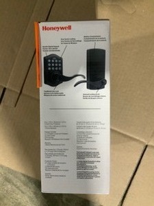 Honeywell Oil Rubbed Bronze Keypad Electronic Door Lever Entry Lock. See Pictures