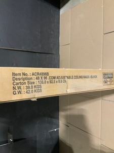 Husky 42 in. H x 96 in W x 48 in. D Overhead Ceiling Mount Garage Rack. See Pictures