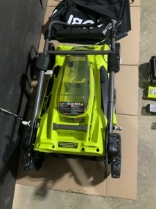 RYOBI 40V Brushless 20 in. Cordless Battery Walk Behind Push Lawn Mower with 6.0 Ah Battery and Charger. See Pictures