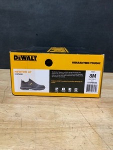 DEWALT Mens Newton Nylon MeshTPU Prolite Work Shoe - Alloy Toe - Black Size 8(M). See Pictures