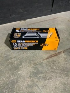 GEARWRENCH SAE 90-Tooth Combination Ratcheting Wrench Tool Set (10-Piece). See Pictures
