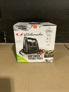 Schumacher Electric 1000 Peak Amp Portable Power and Jump Starter with Air Compressor. See Pictures