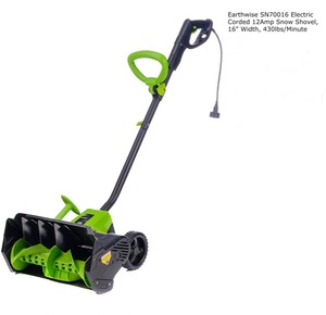 Earthwise SN70016 Electric Corded 12Amp Snow Shovel, 16 Width. See Pictures