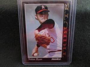 lot 19 image: 19. 1993 Nolan Ryan Pinnacle Tribut...