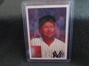 lot 20 image: 20. 1996 Topps Mickey Mantle Card...