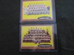 lot 35 image: 35. 2 1962 Topps Team Cards...