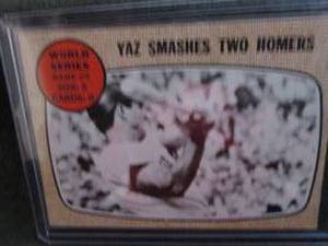 lot 37 image: 37. 1968 Topps Carl Yastrzemski Wor...