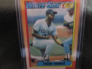 lot 56 image: 56. 1990 Topps Frank Thomas Rookie...
