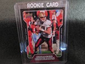 lot 61 image: 61. 2008 Matt Ryan Upper Deck Rooki...