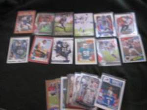 lot 63 image: 63. 20 Football Rookie Cards...