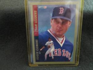 lot 65 image: 65. 1993 Fleer Roger Clemens Team L...