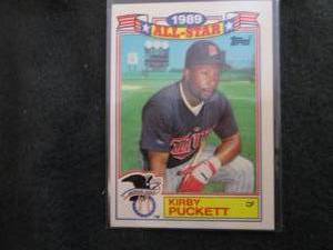 lot 92 image: 92. Kirby Puckett Cards...