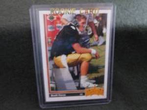 lot 100 image: 100. 1991 Upper Deck Brett Favre Ro...
