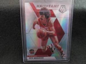 lot 101 image: 101. 2020 Mosaic Pete Maravich Card...