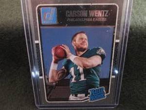 lot 106 image: 106. 2016 Donruss Carson Wentz Rook...