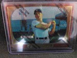 lot 109 image: 109. 1996 Finest Mickey Mantle Card...