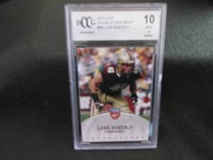 lot 116 image: 116. 2012 Leaf Luke Kuechly Rookie ...