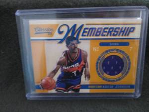 lot 120 image: 120. 2011 Kevin Johnson Jersey Card...